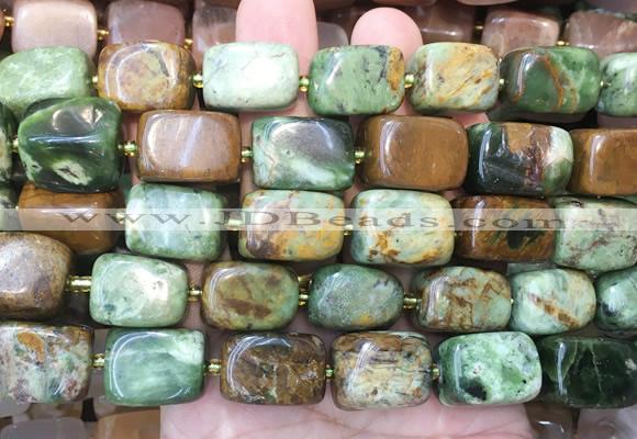 NGBS344 15 inches 12*16mm - 13*18mm nuggets green opal beads wholesale