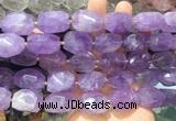NGBS353 15 inches 13*18mm - 18*25mm nuggets lavender amethyst beads wholesale