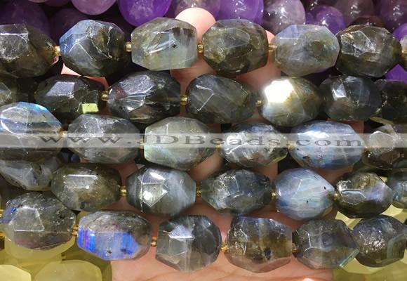 NGBS363 15 inches 13*18mm - 15*20mm faceted nuggets labradorite beads wholesale
