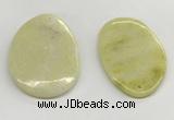 NGP5863 35*55mm - 38*58mm freeform lemon jade pendants wholesale