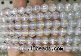 OPBS17 15 inches 8mm faceted round AB-color opalite beads wholesale