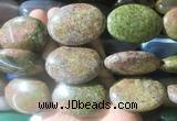 OVBS34 15 inches 30*45mm oval unakite gemstone beads wholesale