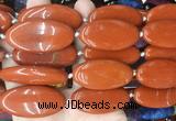 OVBS66 15 inches 20*40mm oval red jasper gemstone beads wholesale