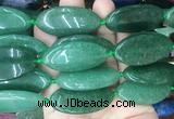 OVBS71 15 inches 20*40mm oval green aventurine gemstone beads wholesale