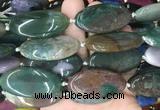 OVBS73 15 inches 20*40mm oval Indian agate gemstone beads wholesale