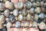 RBBS24 15 inches 13*18mm faceted rondelle sunstone gemstone beads