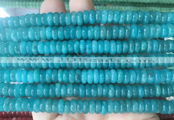 RBBS75 15 inches 3*8mm rondelle candy jade gemstone beads wholesale
