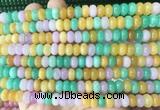 RBBS86 15 inches 5*8mm rondelle candy jade gemstone beads wholesale
