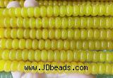 RBBS97 15 inches 6*10mm rondelle candy jade gemstone beads wholesale