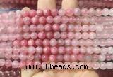 RDBS01 15 inches 6mm round pink rhodonite gemstone beads wholesale