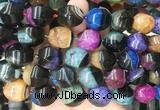 RIBS103 15 inches 14*17mm faceted rice agate gemstone beads wholesale