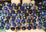 RIBS49 15 inches 6*8mm faceted rice sodalite gemstone beads wholesale