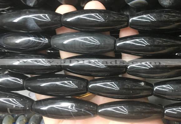 RIBS75 15 inches 13*40mm rice agate gemstone beads wholesale
