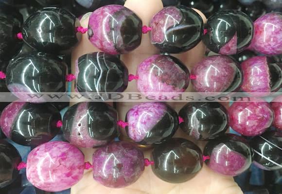 RIBS93 15 inches 17*19mm rice Agate gemstone beads wholesale