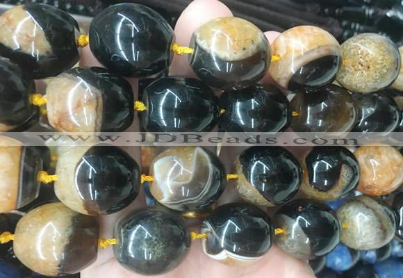 RIBS94 15 inches 17*19mm rice Agate gemstone beads wholesale