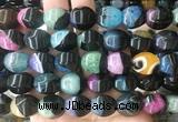 RIBS99 15 inches 12*16mm faceted rice agate gemstone beads wholesale