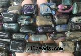 RTBS30 15 inches 15*20mm rectangle Agate gemstone beads wholesale