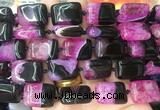 RTBS31 15 inches 15*20mm rectangle Agate gemstone beads wholesale