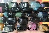 RTBS37 15 inches 15*20mm rectangle Agate gemstone beads wholesale