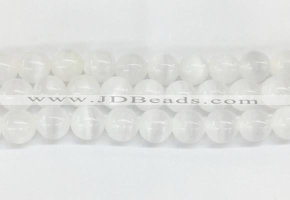 SEBS04 15 inches 12mm round selenite gemstone beads wholesale