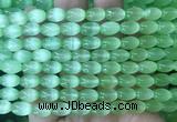 SEBS100 15 inches 6*9mm rice selenite gemstone beads wholesale