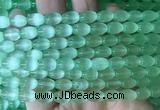 SEBS107 15 inches 6*9mm rice selenite gemstone beads wholesale