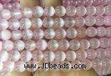 SEBS61 15 inches 8mm round selenite gemstone beads wholesale