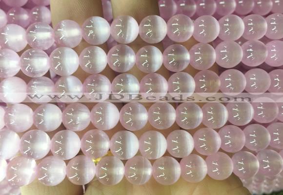 SEBS61 15 inches 8mm round selenite gemstone beads wholesale