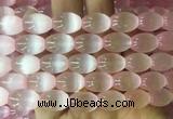 SEBS65 15 inches 10*14mm rice selenite gemstone beads wholesale