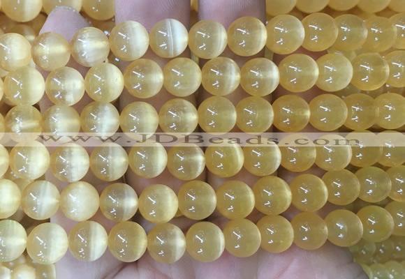 SEBS76 15 inches 8mm round selenite gemstone beads wholesale