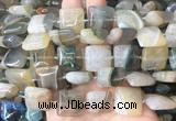 SRBS19 15 inches 18*18mm square Agate gemstone beads wholesale