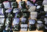 SRBS25 15 inches 18*18mm square Agate gemstone beads wholesale