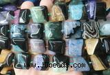 SRBS26 15 inches 18*18mm square Agate gemstone beads wholesale