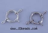 SSC205 5pcs 16mm 925 sterling silver spring rings clasps