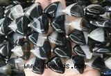 TABS01 15 inches 20*20mm triangle Agate gemstone beads wholesale