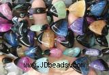 TABS04 15 inches 20*20mm triangle Agate gemstone beads wholesale