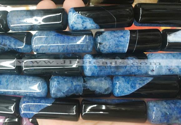 TBBS129 15 inches 13*40mm tube agate gemstone beads wholesale