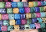 TBBS145 15 inches 13*14mm tube agate gemstone beads wholesale