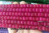 TBBS153 15 inches 7*9mm tube candy jade gemstone beads wholesale