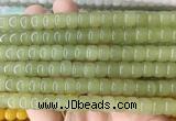 TBBS154 15 inches 7*9mm tube candy jade gemstone beads wholesale