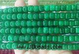 TBBS155 15 inches 7*9mm tube candy jade gemstone beads wholesale