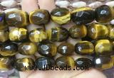 TEBS47 15 inches 12*16mm - 13*18mm faceted nuggets yellow tiger eye beads