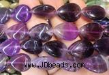 TRBS113 15 inches 13*18mm flat teardrop Amethyst beads wholesale