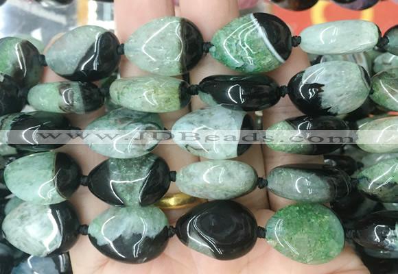 TRBS138 15 inches 15*20mm teardrop Agate gemstone beads wholesale