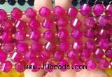 TWBS100 15 inches 10mm faceted twist agate beads wholesale