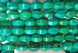 WBBS12 15 inches 12*16mm rice howlite turquoise gemstone beads wholesale