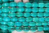 WBBS14 15 inches 12*16mm pumpkin howlite turquoise gemstone beads wholesale
