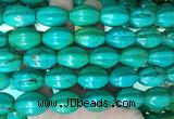 WBBS15 15 inches 15*20mm pumpkin howlite turquoise gemstone beads wholesale