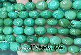 WBBS32 15 inches 13*16mm oval howlite turquoise gemstone beads wholesale