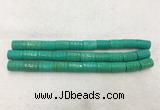WBBS44 15*22mm carved tube loose howlite turquoise gemstone beads wholesale